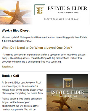 Estate Planning & Elder Law News - Subscribe Today!